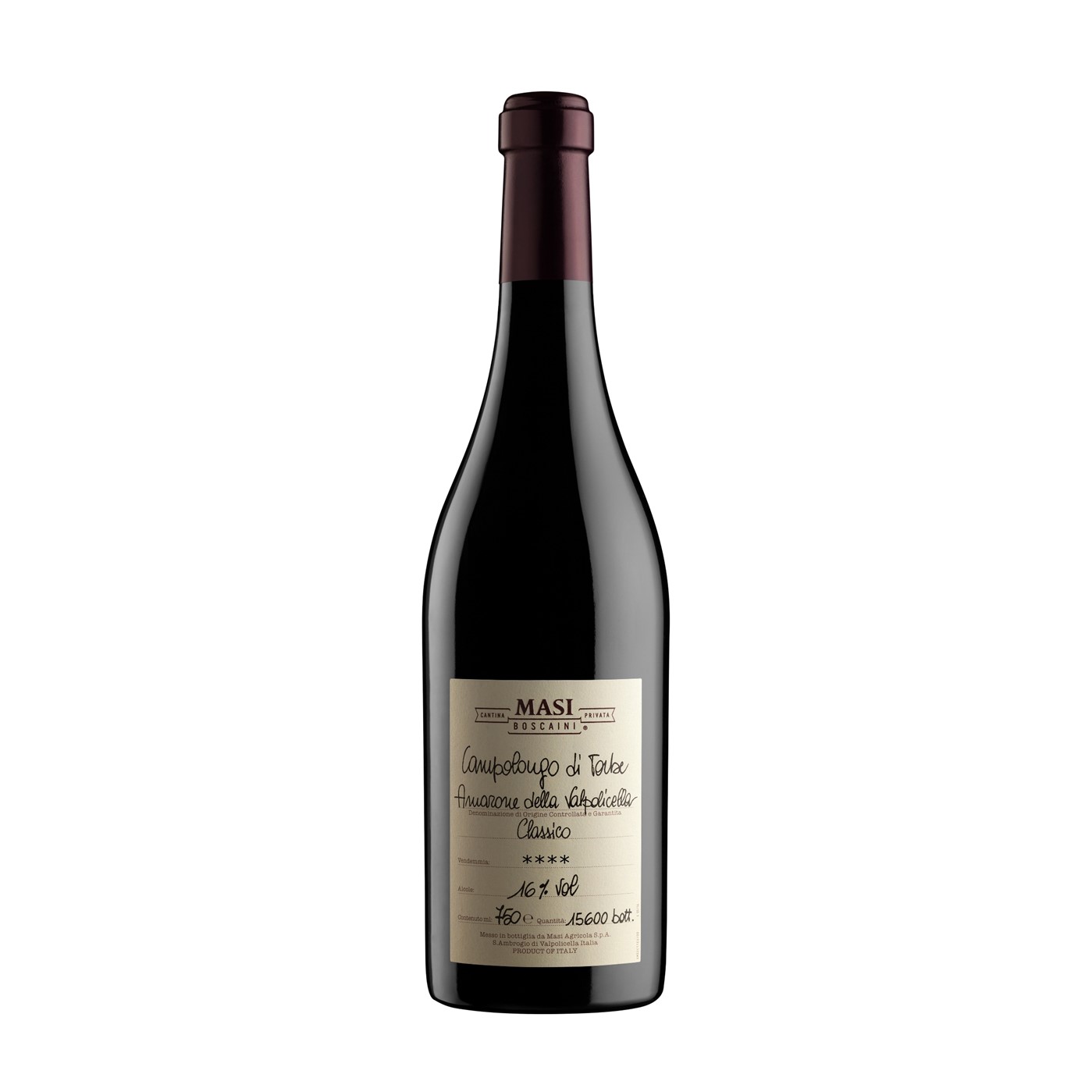 Masi Campolongo Di Torbe Amarone Della Valpolicella Classico DOC 2013 ...